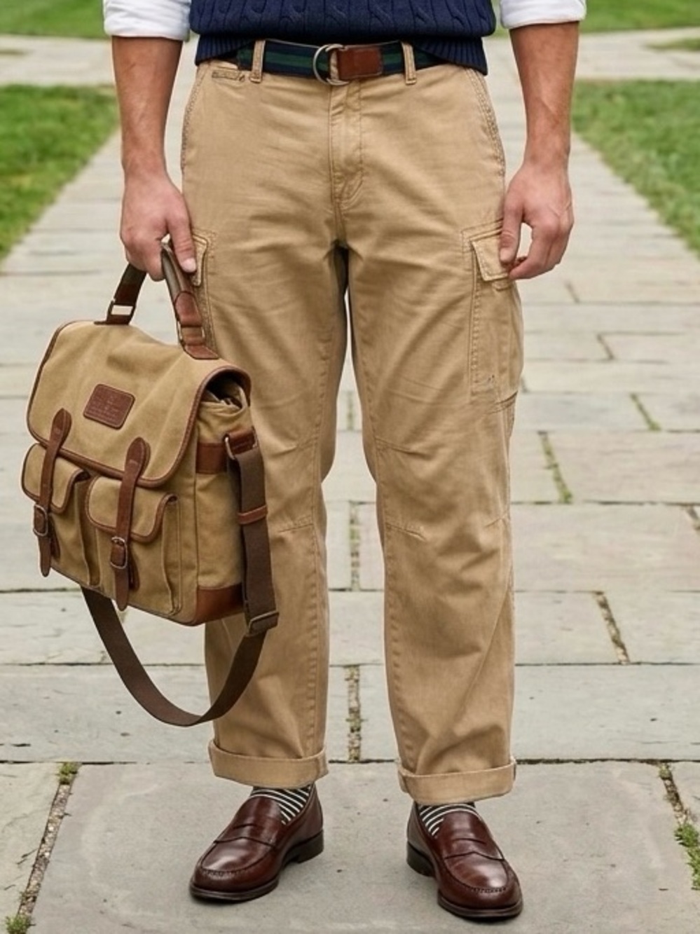 Denim & Supply Ralph Lauren HBT Tactical Cargo Utility Military Pants 38X30